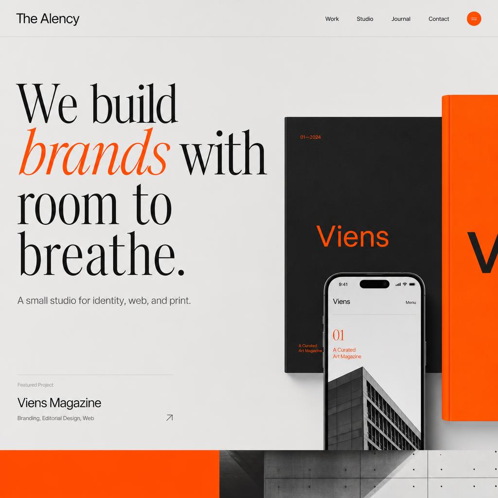 Editorial agency site